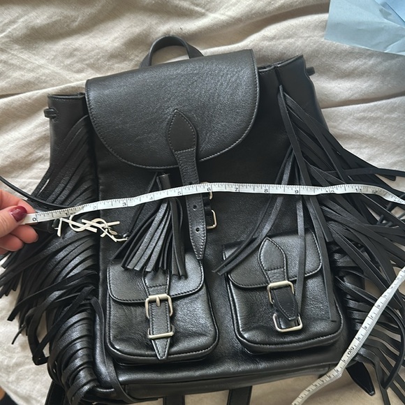 Black Ysl leather backpack excellent condition - Picture 5 of 6